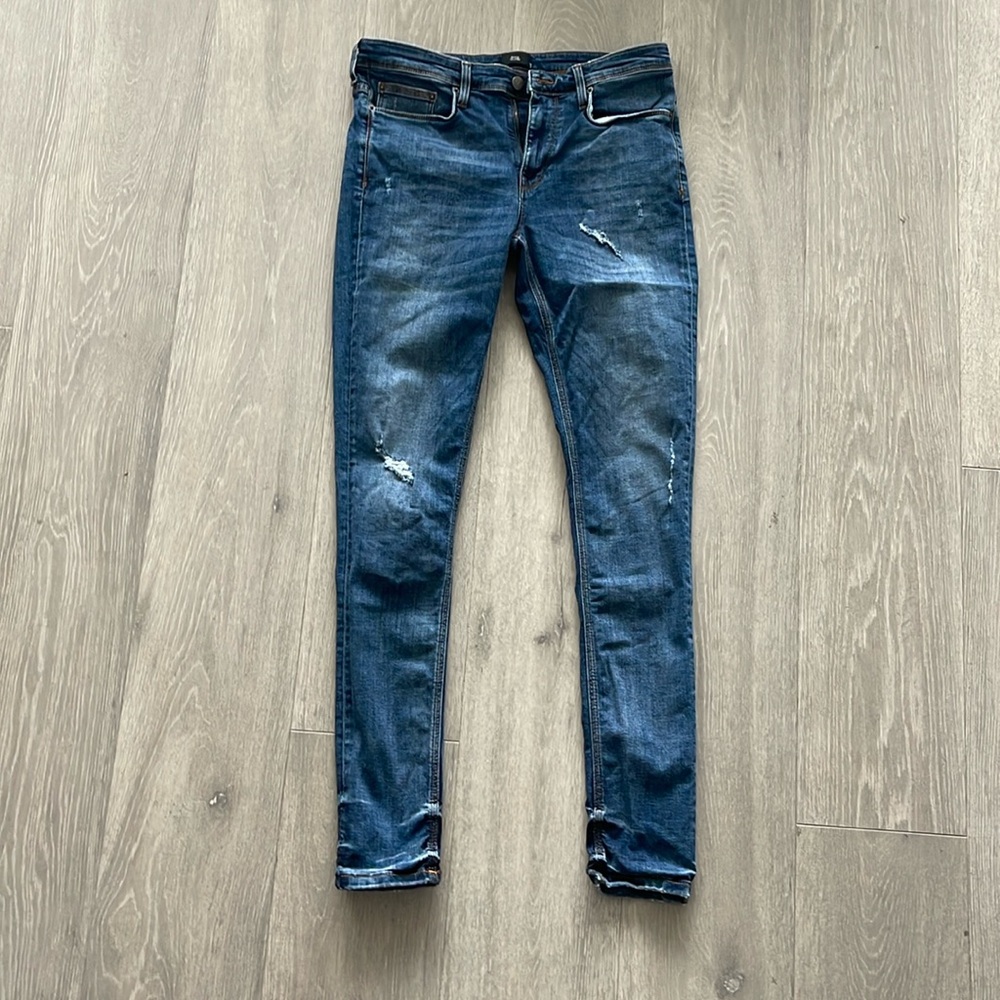 River island spray on stretch skinny jeans